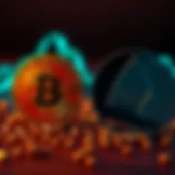 A side-by-side view of Bitcoin and Monero logos representing different cryptocurrency approaches.