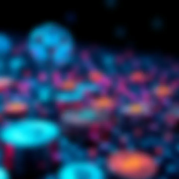 A visual representation of cryptocurrency trends in 2026, featuring digital coins and blockchain connections.