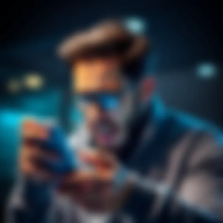 A person looking upset while canceling their Gemini credit card on a smartphone, representing frustrations with late payment issues.