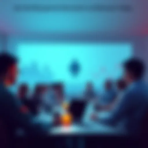 Daily Discussion on Ethereum Community members discussing DeFi and cryptocurrency topics online