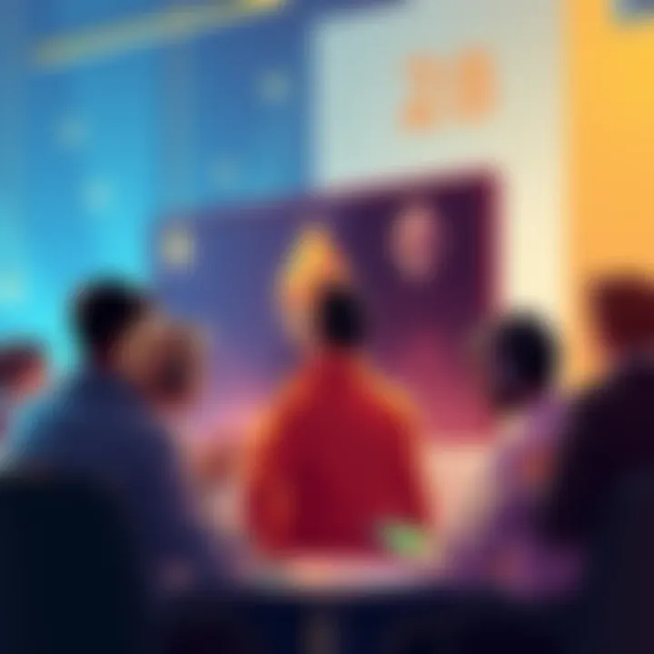Daily Ethereum Discussion Graphic showing people discussing Ethereum topics and news online