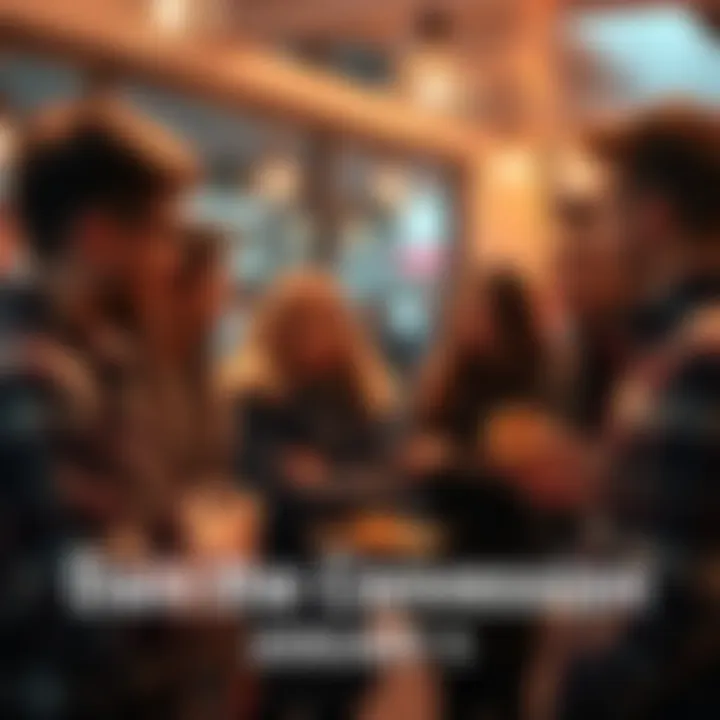 People engaging in a lively discussion about various topics including donuts