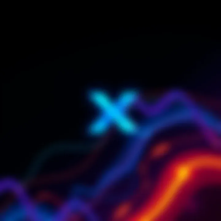 A sleek logo representing David X Crypto with modern design elements