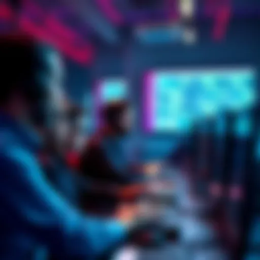 A group of developers working together at computers, discussing software development and the role of automation tools