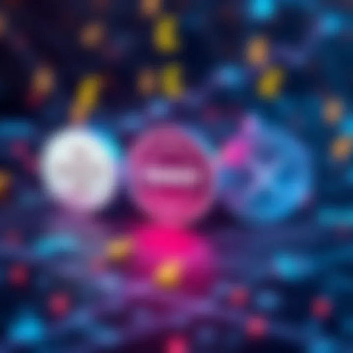 A visual representation of SWIFT, ISO20022, and XRP logos with currency symbols around them, illustrating their role in modern finance