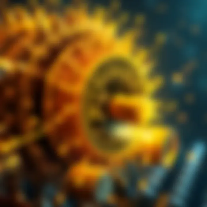 A visual representation of digital assets evolving into a thermodynamic engine, illustrating their role in the economy.