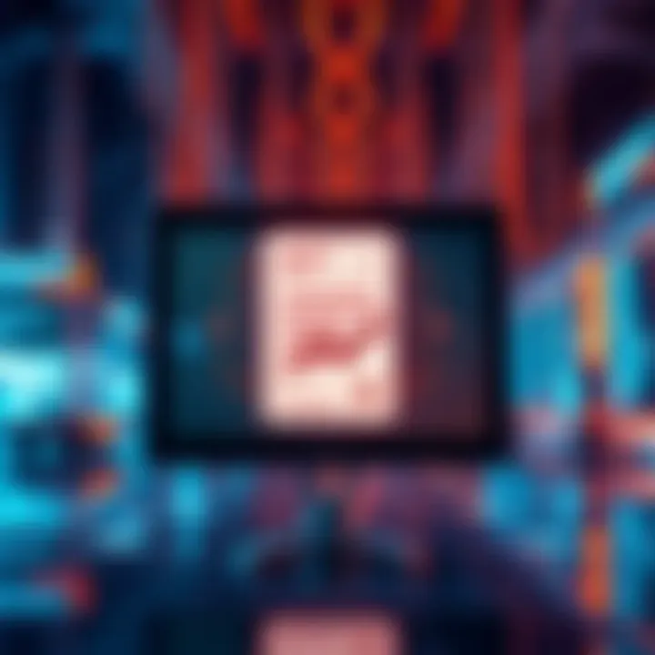 A digital document displayed as a non-fungible token on a screen, symbolizing secure and verified legal records.