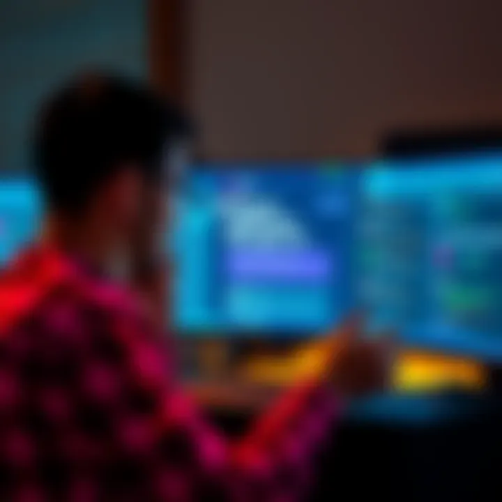 A person looking worried at their computer screen while showing a Discord chat and cryptocurrency wallet on display