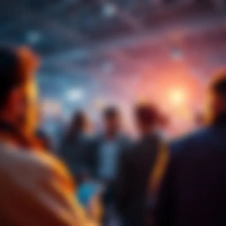 People exchanging trading strategies and ideas in an online discussion thread