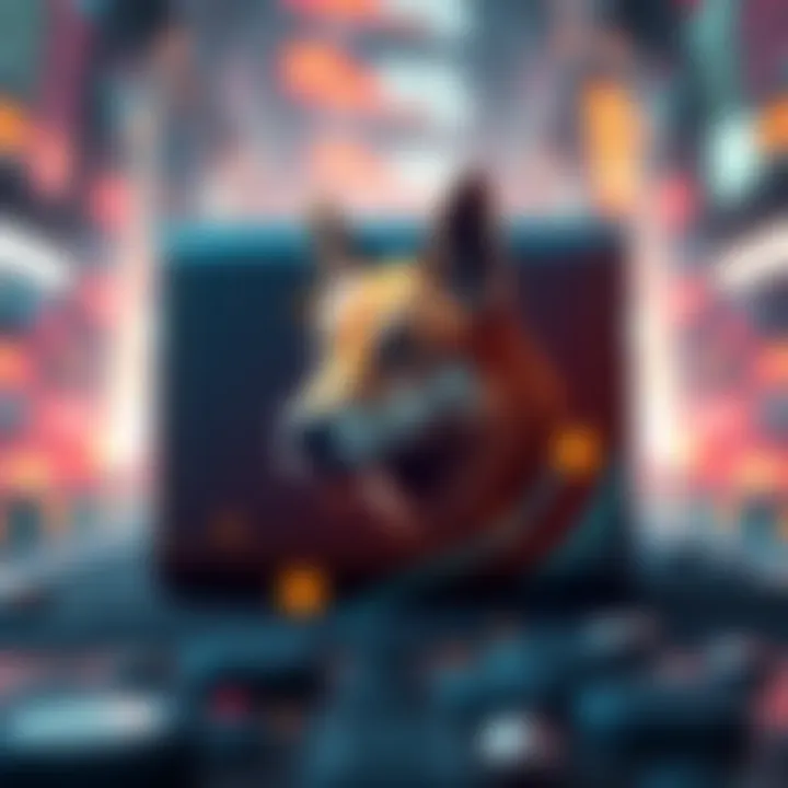 Concept of a modern cryptocurrency wallet emphasizing security and usability