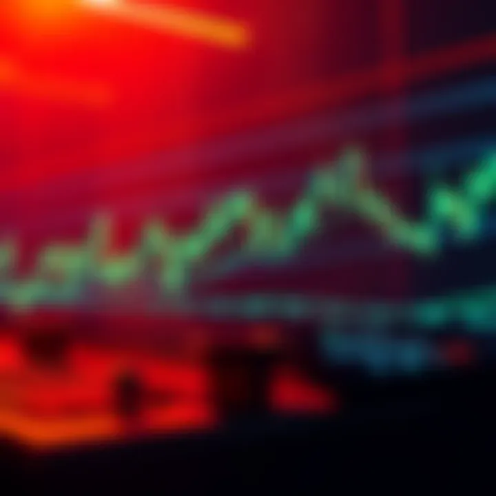 An artistic representation of the distractions caused by price graph screenshots in cryptocurrency discussions