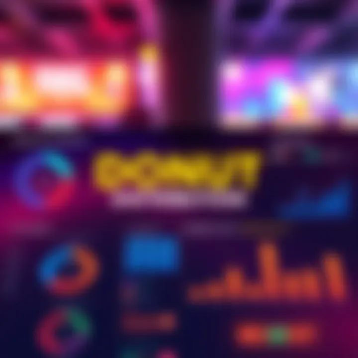 Visual representation of key metrics from DONUT Round 161 distribution data, including charts and graphs showing comment and post ratios, funding details, and user eligibility.