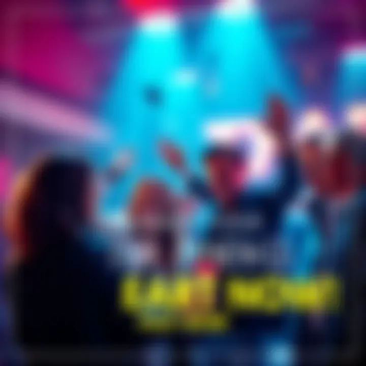 A group of people excitedly discussing ways to earn money in a friendly competition