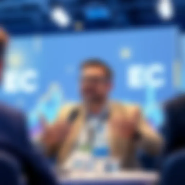 EBC Co-CEO Discusses Crypto Custody EBC co-CEO speaking about crypto custody and its revenue growth at a conference