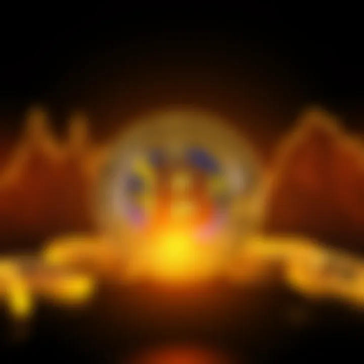 A graphic showing El Salvador's Bitcoin holdings and investment strategy, symbolized by the Bitcoin logo and national flag.