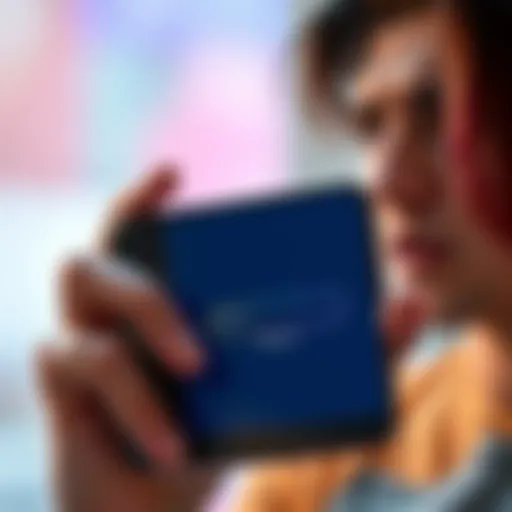 A smartphone screen showing an empty balance on the Helium wallet app with a confused expression on a person's face in the background.