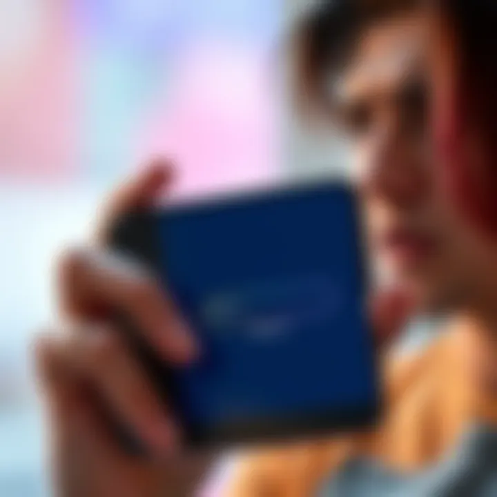 A smartphone screen showing an empty balance on the Helium wallet app with a confused expression on a person's face in the background.