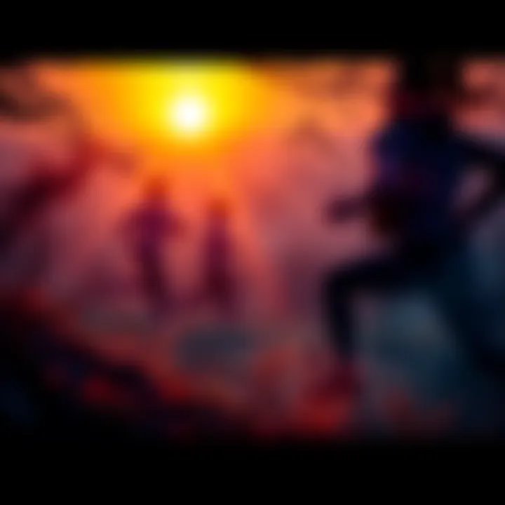 A vibrant scene of a person jogging at dawn, surrounded by nature, embodying vitality and energy.