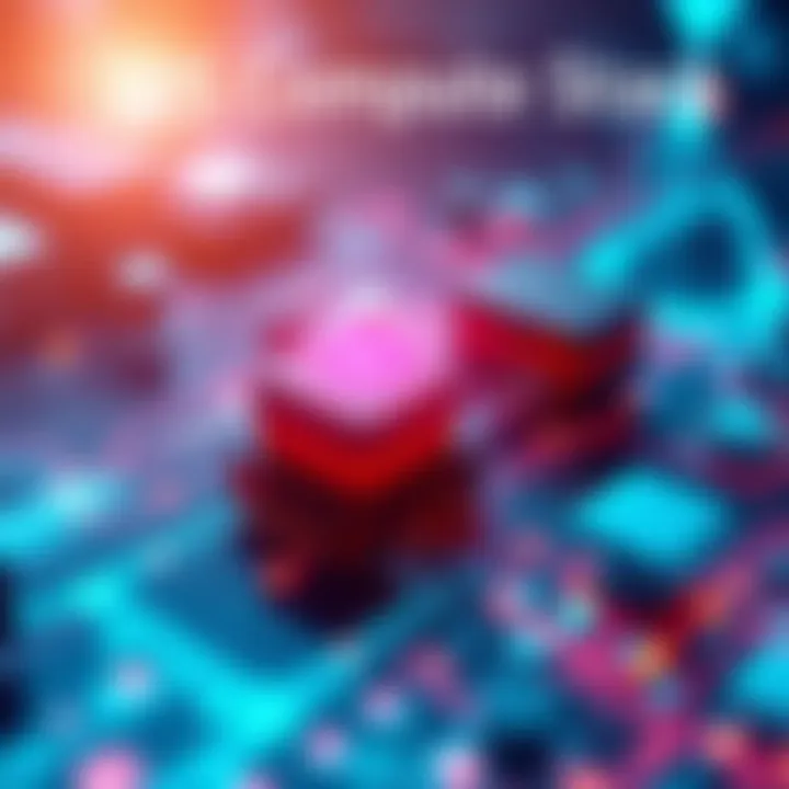 Visualization of TPS impact model related to EQTY Lab's Compute Stack, showing transaction scaling implications in AI.