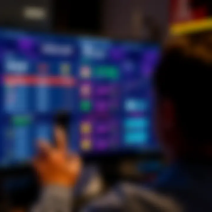 A person looking at a screen showing cryptocurrency exchanges for ETH, Zcash, and Monero, with a focus on KYC-free options