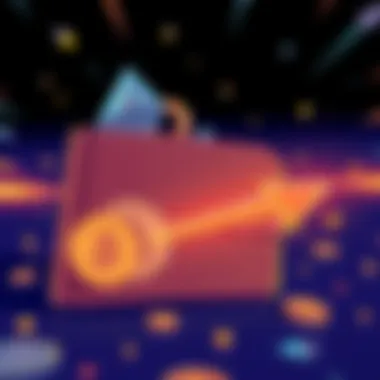 An illustration showing a wallet with ETH symbols and an arrow pointing to an unknown address, representing a transfer loss.