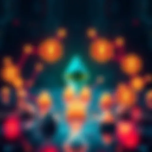 A visual representation of Ethereum's role in funding AI projects, featuring AI symbols and Ethereum logos.