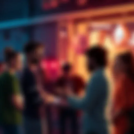A group of people engaged in a lively conversation about Ethereum, sharing ideas and insights