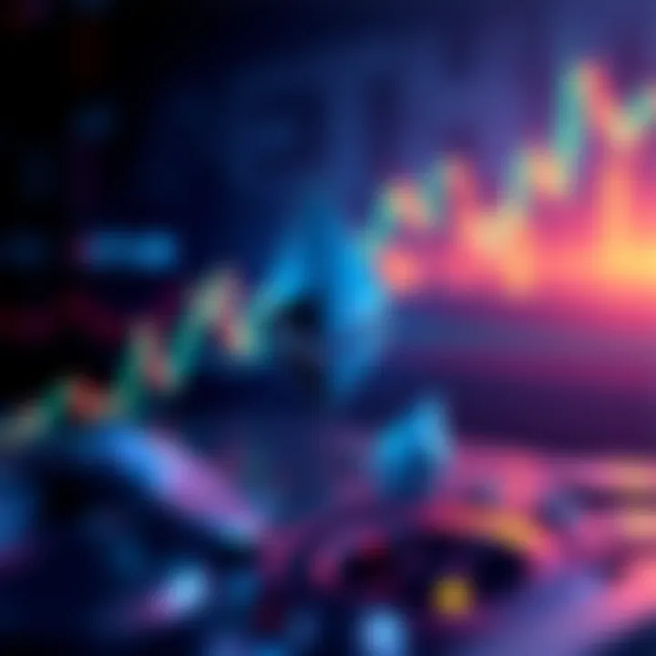 Visual representation of Ethereum's rising derivative market inflows with a graph and ETH symbol