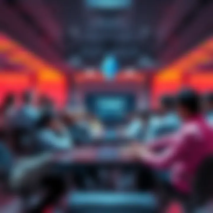 People discussing Ethereum and DeFi strategies in a digital forum setting