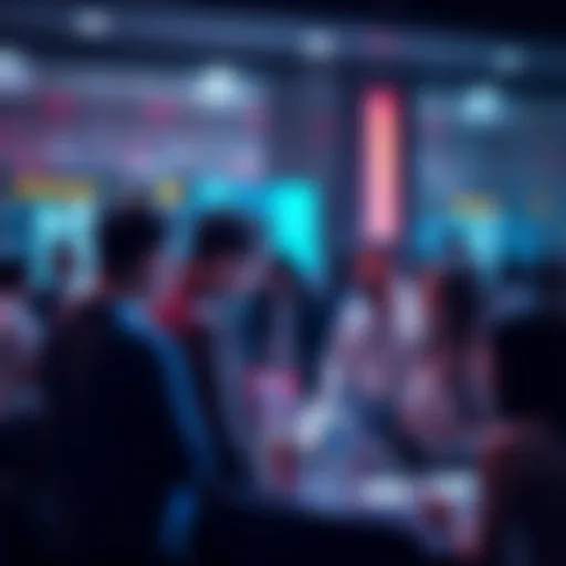 People engaging in conversation about Ethereum trends