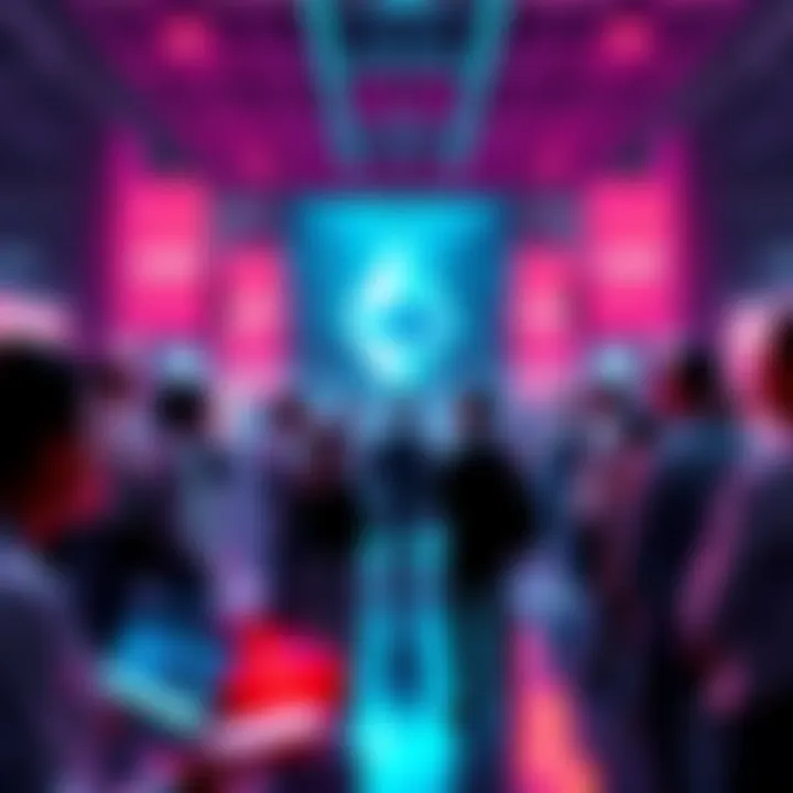 People engaging in a discussion about Ethereum prices and news in a vibrant forum setting