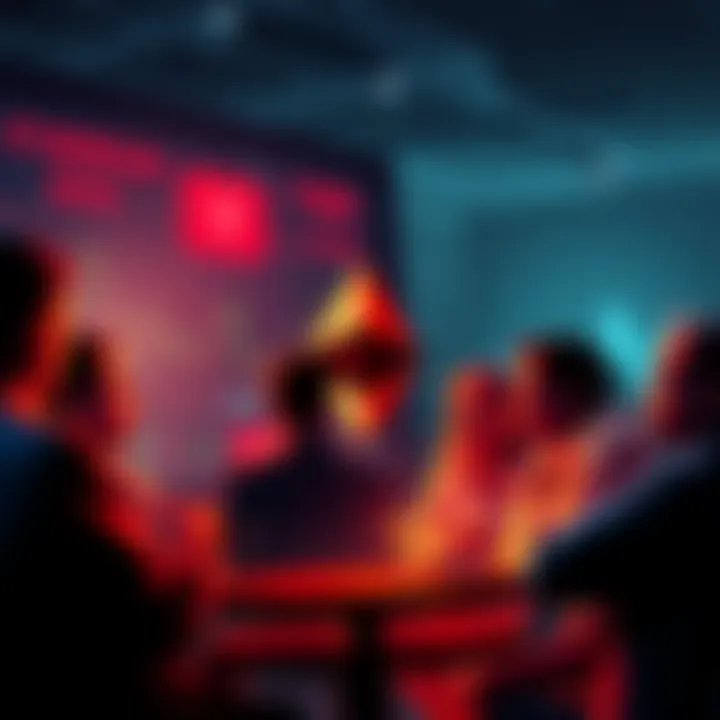 People engaging in a discussion about Ethereum trends and news.
