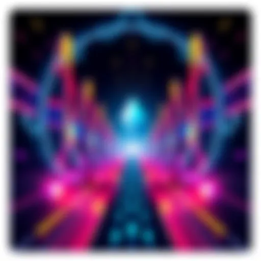 A digital representation of Ethereum's Glamsterdam upgrade showcasing speed and decentralization with futuristic elements