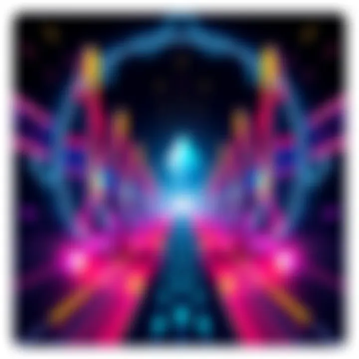 Ethereum Upgrade Concept A digital representation of Ethereum's Glamsterdam upgrade showcasing speed and decentralization with futuristic elements