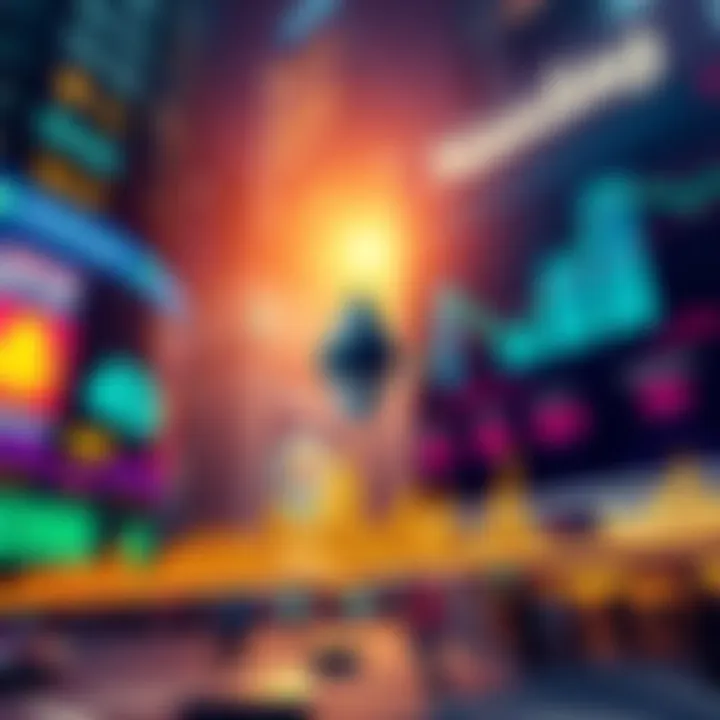 Ethereum vs Nasdaq Graph showing Ethereum's potential to outperform the Nasdaq index, with upward trends highlighting predicted gains