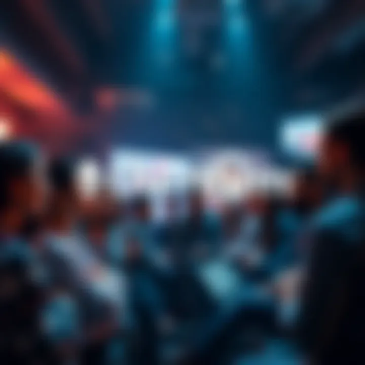 Ethereum Community Engagement An enthusiastic group discussion centered around Ethereum, showcasing diverse participants sharing insights and updates.