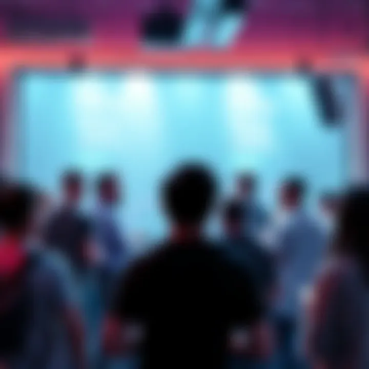 Ethereum Discussion Group of people discussing Ethereum news and prices in a community forum setting.