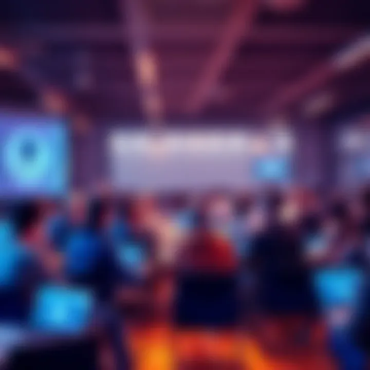 Ethereum Discussion Forum People engaging in a lively discussion about Ethereum on a forum