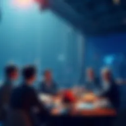 A group of people discussing Ethereum topics online, sharing news and insights in a forum setting.