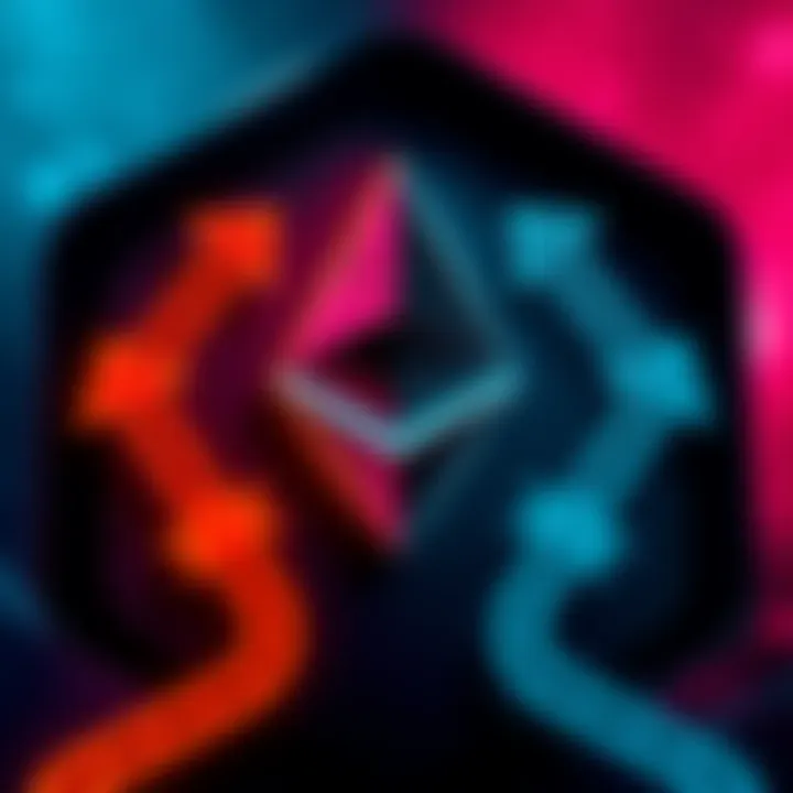 Ethereum Foundation Leadership Changes A graphic showing the Ethereum logo with arrows pointing in different directions, symbolizing decentralization and change in leadership.