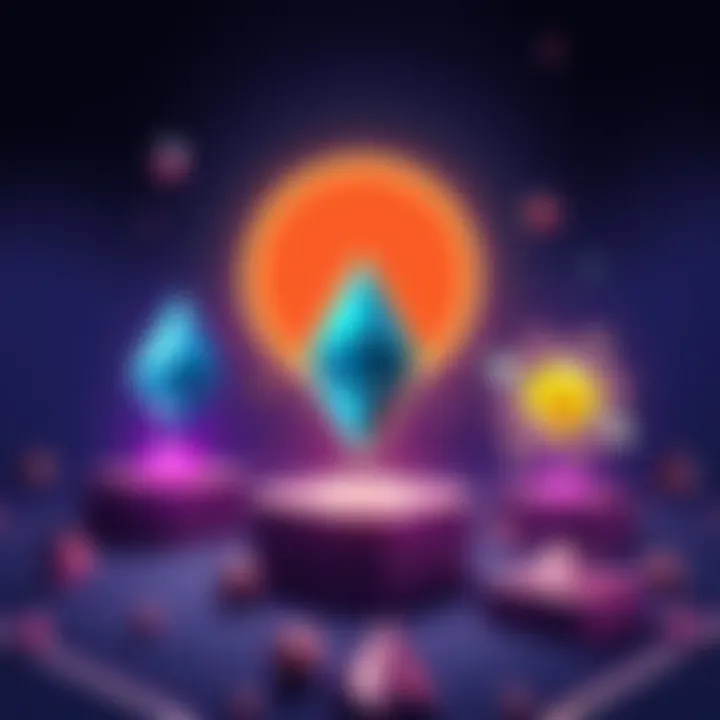 Illustration showing different Ethereum Layer 2 chains like Base, Arbitrum, and Optimism, highlighting their roles in DeFi, gaming, and consumer apps