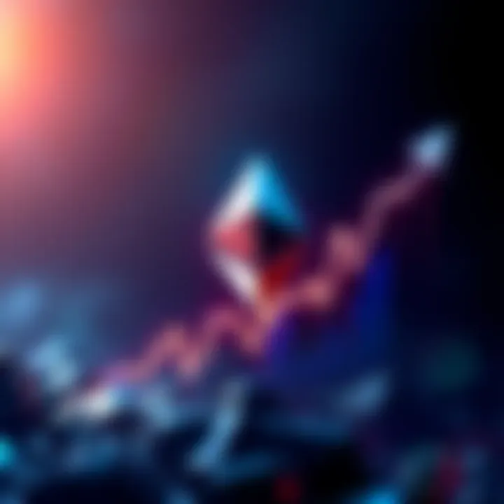 Tom Lee forecasts Ethereum will rise above $60,000, showing a graph with an upward trend.