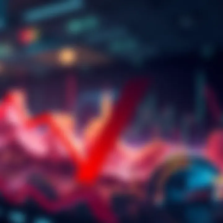 A graph showing Ethereum's price declining with a red downward arrow, emphasizing the potential fall below $2,000.