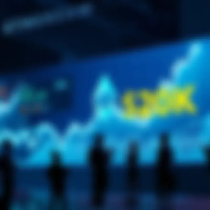 Graph showing Ethereum price surge to $20,000 with people discussing investment strategies