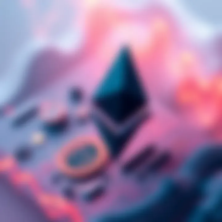 An abstract representation of Ethereum's technology advancements and the investor landscape