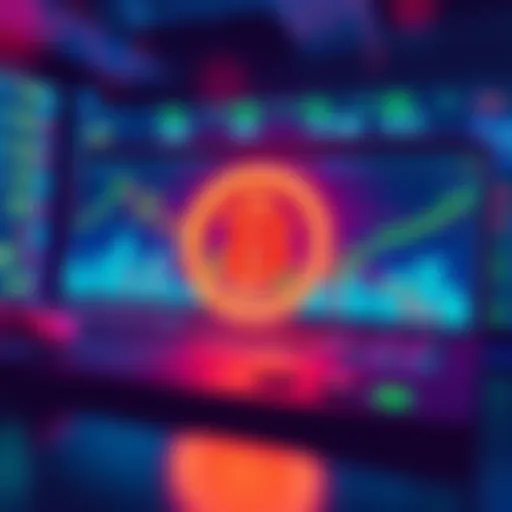 Illustration of E*Trade platform showcasing cryptocurrency trading interface and charts