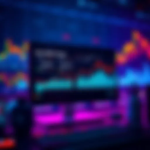 A computer screen displaying USDC and USDT swap rates on a decentralized exchange, with a graph showing market trends in the background.