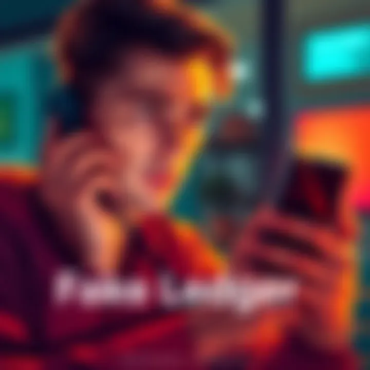 A person receiving a phone call, looking concerned while holding a smartphone, representing a scam caller posing as a Ledger representative.