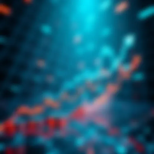 A graph showing rising digital currency values and investment changes in 2026