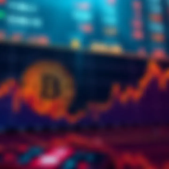 Graph showing Bitcoin and Ethereum prices remaining steady despite high trading volume